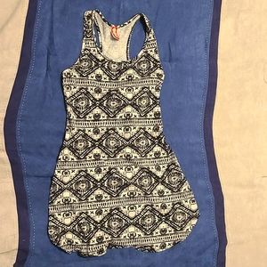Unique Pattern racer back Dress
